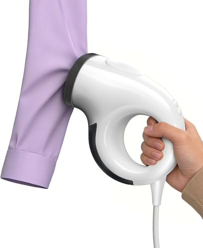 STEAVOX Vacuum Steamer for Clothes – Handheld Clothes Steamer with 2800Pa Suction & 25s Heat-Up – No-Drip Garment Steamers – Suction Steam Iron Alternative – Compact Steam Travel Iron with Base & Bag