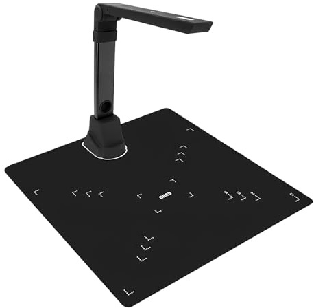 Scanner De Livres Haute Résolution A3/A4 18 MP avec OCR, Caméra Document USB, Capture Rapide Et Correction Automatique, pour école Et Bibliothèque