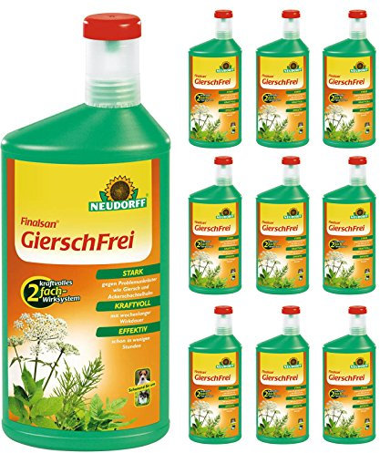 10 x 1 Liter Neudorff Finalsan Konzentrat GierschFrei Unkrautvernichter