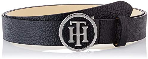 Tommy Hilfiger Gürtel Metallschließe Leder schwarz