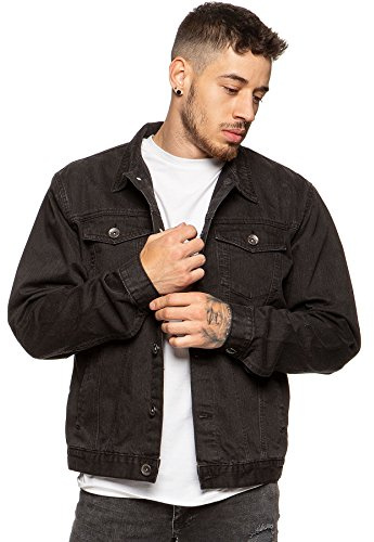 Enzo herr designer denimjacka västerländsk klassisk stil lastbilsförare vintage stil kappa