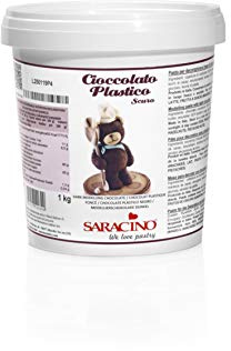 Saracino Modellierschokolade Zartbitter Zum Dekorieren und Modellieren 1 Kg Made In Italy