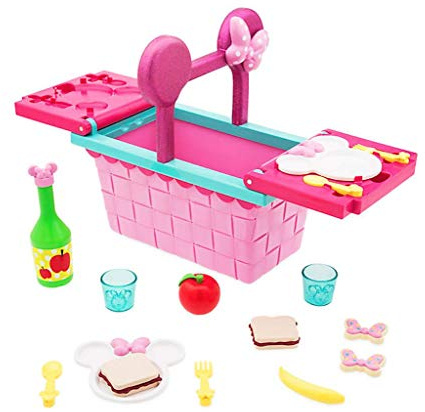 Disney Junior Minnie Maus Picknickkorb Spielset – 18 teilige Set
