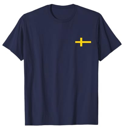 Flagge Schweden Sverige Schwedische Flaggen Damen Herren T-Shirt
