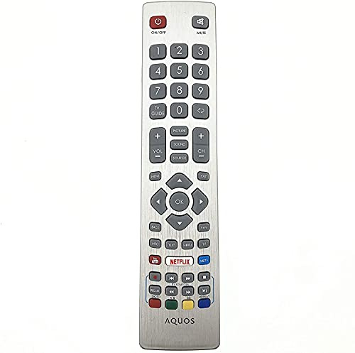Original SHWRMC0115 Fernbedienung für Sharp Aquos UHD 4K Freeview TV LC-32HG5141K LC-40UG7242K LC-40UG7252E