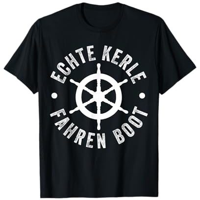 Geschenk für Segler Bootsfahrer Kapitäne Sportsegler T-Shirt