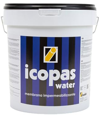 ICOBIT Icopas Water - Guaina liquida impermeabilizzante elastobituminosa, 5Kg