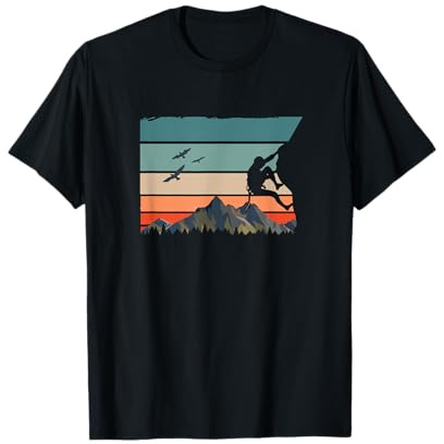 Berge Kletter Training Bouldern Boulder T-Shirt