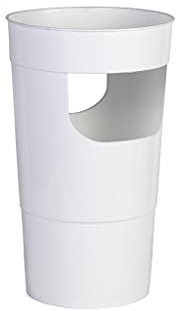 Cofan Paragüero de Polipropileno | Color Blanco | Gama Helsinki | Medidas 27 x 20.6 x 45 cm