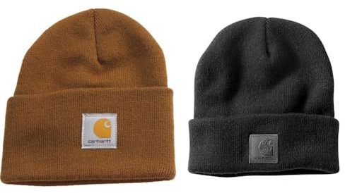 Carhartt, Herren, Strickmütze mit Umschlag, Carhartt® Braun, OS + Knit Beanie, Schwarz, OFA