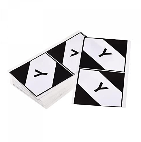sourcing map Lot de 100 étiquettes d'expédition autocollantes de transport - Quantité limitée de marchandises dangereuses blanches avec mots noirs - 9,9 x 9,9 cm