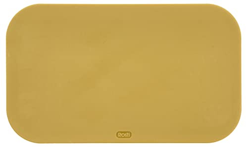 Rosti Choptima Planche à découper, Planche de cuisine, Planche à pain & Planche de service, Très hygiénique, Passe au lave-vaisselle, en plastique, 26,5 x 16 x 1 cm, Curry