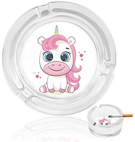 Aschenbecher Für Zigaretten Einhorn Kristallglas Aschenbecher Rauchen Aschenbecherhalter Für Home Hotel Office Table Top