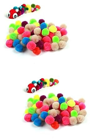 EXCEART 200 Stk Bommel Für Hut Pompons Machen Hochzeit Bommel Pompons Zum Basteln Flauschige Pompons Mini-pompons Pompons Für Diy-material Pompom Selber Machen Puzzle Plüschkugel Kind