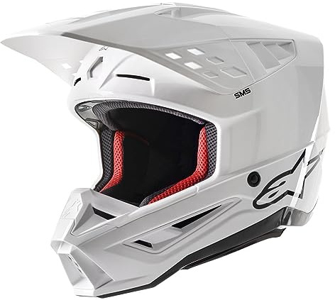Alpinestars Motocross-Helm S-M5 Solid - Matt Schwarz