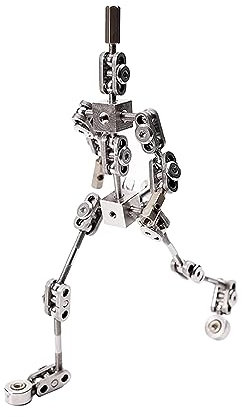Proportionales Skelett-Set für Erwachsene im Maßstab 1:8, DIY-Stop-Motion-Armaturen-Sets, filmische Animationspuppe aus Edelstahl, Metallpuppenfigur für die Erstellung von Charakterdesigns,18cm