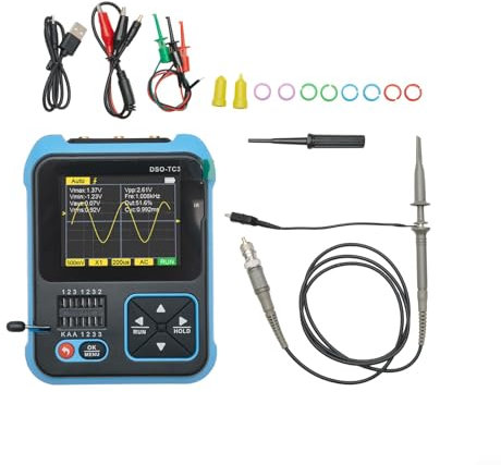 Digitales Oszilloskop, multifunktionaler elektronischer Komponententester, Transistor-Tester, Funktionssignalgenerator (Option), Z6320XZZKPM99ZC33WIMXAM0CS2203