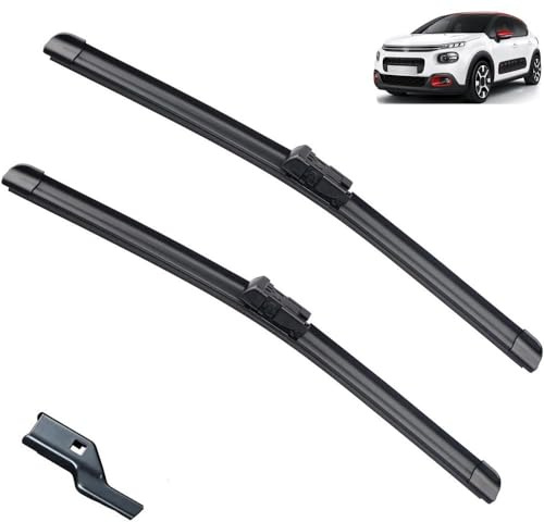 Compatibile con Citroen C3 MK3 2016 2017 2018 2019 2020 2021 2022 Spazzole tergicristallo anteriori Accessori per taglierine