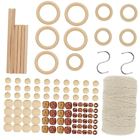 SEWACC Makramee-wandteppich-bastelset Makramee-Schnur-Set für Wandbehang-