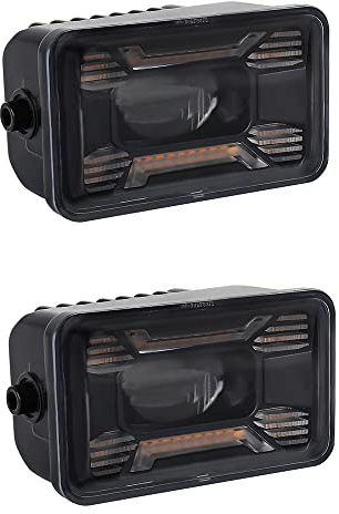 Paar 30-W-Nebelscheinwerfer für Ford F150 Super Duty ab 2015, Super 6500 K Drl-Tagfahrlicht mit Blendschutz