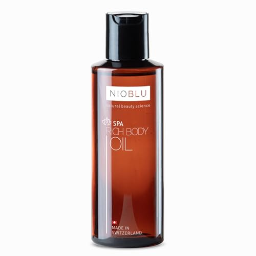 Nioblu Spa Olio Corpo 150 ml – Nutriente, Idratante, Rilassante – Con Oli Pregiati e Fragranza di Sandalo e Palmarosa – Per Tutti i Tipi di Pelle