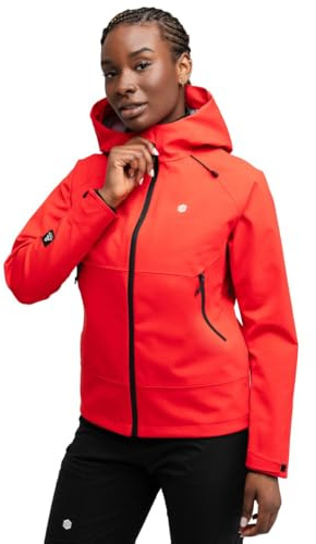 SIROKO - Chaqueta Hardshell de Montaña para Mujer Inca - S - Rojo