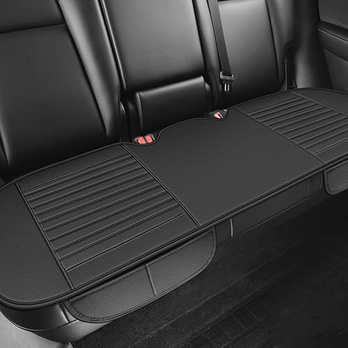 CHSG - Coprisedile in pelle PU per sedile posteriore, protettore per sedile posteriore universale per berlina, hatchback e SUV, accessori per interni auto - Copertura inferiore per sedile posteriore