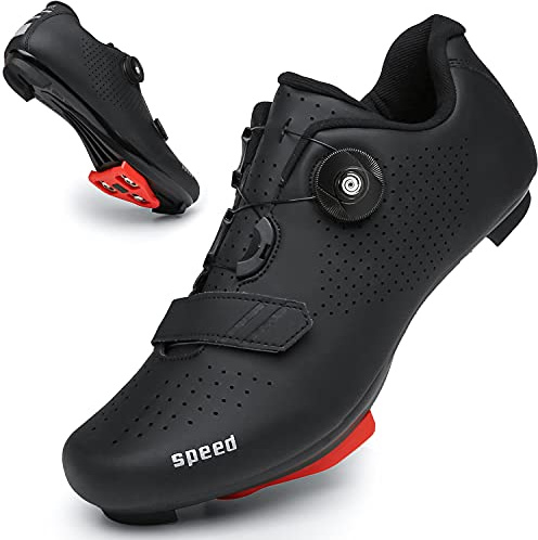 Cycling Shoes for Men Women Luminous Road Cycling Riding Shoes Peloton Shoes Breathable Cleat Compatible SPD Look Delta Indoor Cycling Shoes