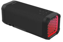 Philips TAS2000B Enceinte sans Fil Bluetooth avec Jeu de lumières LED, Bass+ 20 W, Auracast, 20 Heures d’autonomie, Indice IPX5, Micro, contrôle à partir de l’Application – Noire