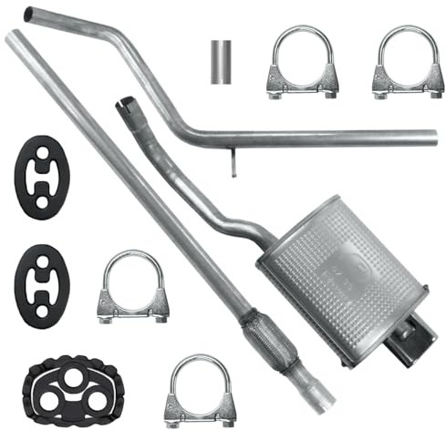 POLMOstrow Auspuff für Ford Ka 2 II RU8 2008-2012 | Abgasrohr und Endtopf, Motoren: 1.2, Fließheck
