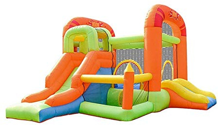 Inflatable Bouncy Castle Water Park Slide Jumping Bed PVC Playground 385x255x230cm