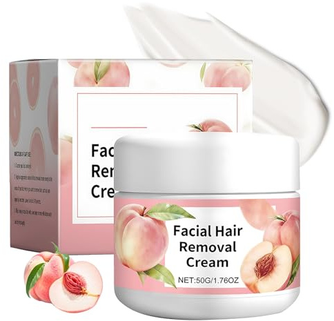 1 Pieza Crema Depilatoria Facial Mujer 50g Crema Depilatoria Facial Deja Piel Limpia Y Suave Depilación Alta Eficacia Fácil Usar Calma Cuida Piel Para Contorno De Labios Barbilla Mejillas Cejas Apto