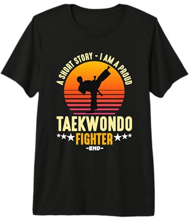 Eine Kurzgeschichte Ich Bin EIN stolzer Kampfkünstler Taekwondo-Kämpfer Premium T-Shirt