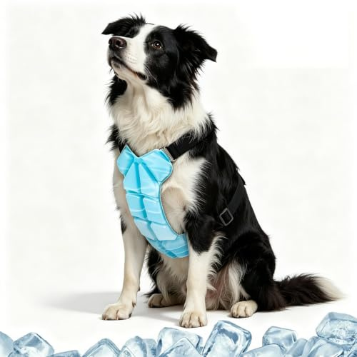 Pet Cooling Vest for Dogs, Lighter Than Water Shirts, Summer Heat Anxiety Relief Cooling Apparel, Keeps Dogs Comfortable in Hot Weather