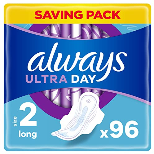 Always Ultra Damenbinden Lang mit Flügeln, Größe 2, 3 Stück, 32-count