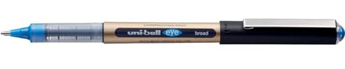uni-ball UB-150-10 ögonkulspetspennor. Premium bred 1,0 mm kulspetspenna för supersmidig handskrift, ritning, konst, hantverk och färgning. Bleknings- och vattenbeständigt flytande Uni Super Ink. 12