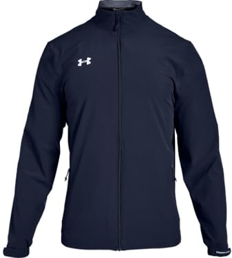 Under Armour Men's Hockey Warm Up Jacket, Midnight Navy (410)/White, Large