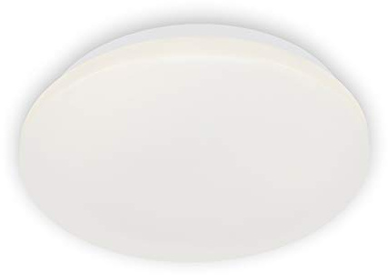 Briloner Leuchten - LED Deckenleuchte, Badleuchte, Badlampe, IP44, 12 Watt, 1.200 Lumen, 4.000 Kelvin, Weiß, Ø 28,8cm 3404-116