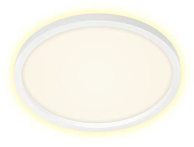 BRILONER Leuchten - LED Deckenleuchte, Deckenlampe inkl. Backlight-Effekt, 22 Watt, 3.000 Lumen, 3.000 Kelvin, Weiß, Ø 42,5cm