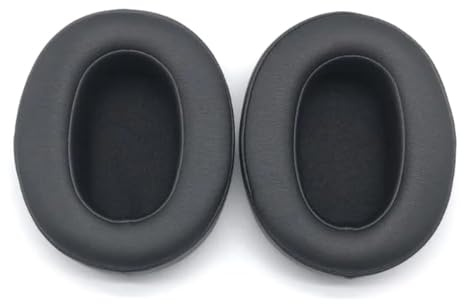 Öronkuddar för Sony WH-XB900N, ersättningsöronkuddar för Sony WH XB900N brusreducerande hörlurar, brusisolering och premium minnesskum, mjuka och hållbara (svart)