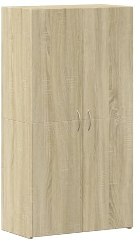 vidaXL Aktenschrank Sonoma-Eiche 60x32x115 cm Holzwerkstoff