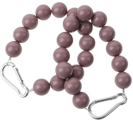 YARNOW 2piezas Accesorios para Mástil De Bandera Anillos De Retención Cuentas Cadena De Peso para Bandera para Exteriores Patrióticos