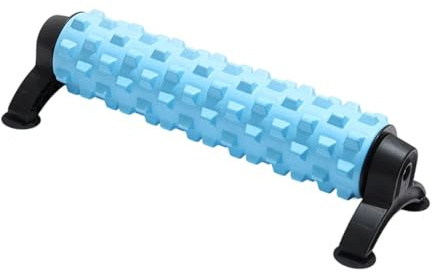 F Fityle Schaumstoffrolle, Fitness-Übungsrolle, hochdichte Eva-Säule, Ganzkörpermassagegerät für Beine, Rücken, Arme, Dehnung, Pilates, Blau