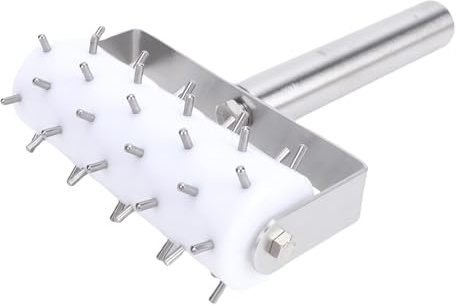 Plyisty Stainless Steel Pizza Roller with Spikes Easy-to- Pizza Docking Tool for Professional Results, for Enthusiasts