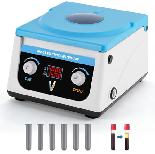 YUCHENGTECH Centrifugeuse de Laboratoire Basse Vitesse 4000 tr/min 6x15ml