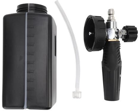 Tissting Handheld Schaumsprüher 1000ML Hochdruck Schaumsprüher Für Auto & Garten, Professioneller Handheld Schaumspender Mit 1L Fassungsvermögen Für Autowäsche Gartenpflege Und Rei