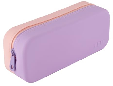 APLI 20650 – Estuche escolar bicolor lila y rosa Nordik | Cremallera Repelente al Agua con Diseño Pastel Moderno y Funcional.