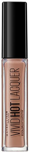 Maybelline New York Color Sensational Vivid Hot Laquer Lippenstift Nummer 64 unreal, 1er Pack (1 x 7.7 ml)