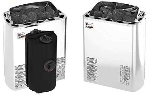 estufas de sauna Sawo Mini X Acero 2.3 KW | 3.0 Kw | 3.6 kW