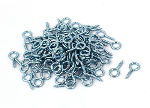 Aexit Jewelry Garden Vine Wire 1.7mm Thread Dia Eyelet Screw Eye Hook 100pcs (14bc94bdae0257f80b05e9bd3c0624f7)